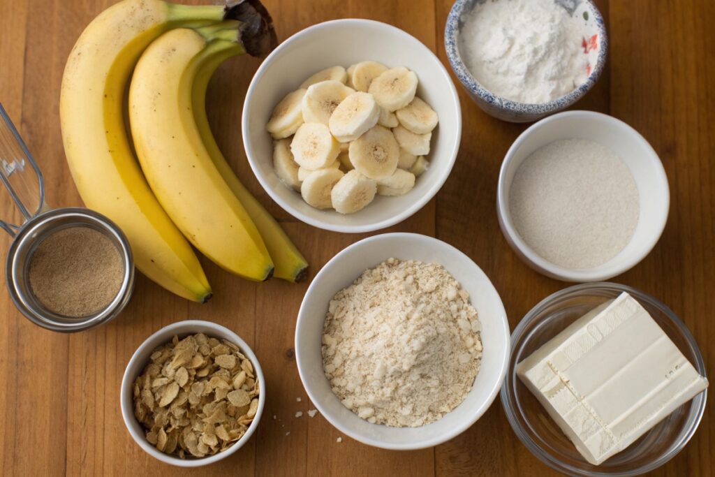 banana crumb muffins