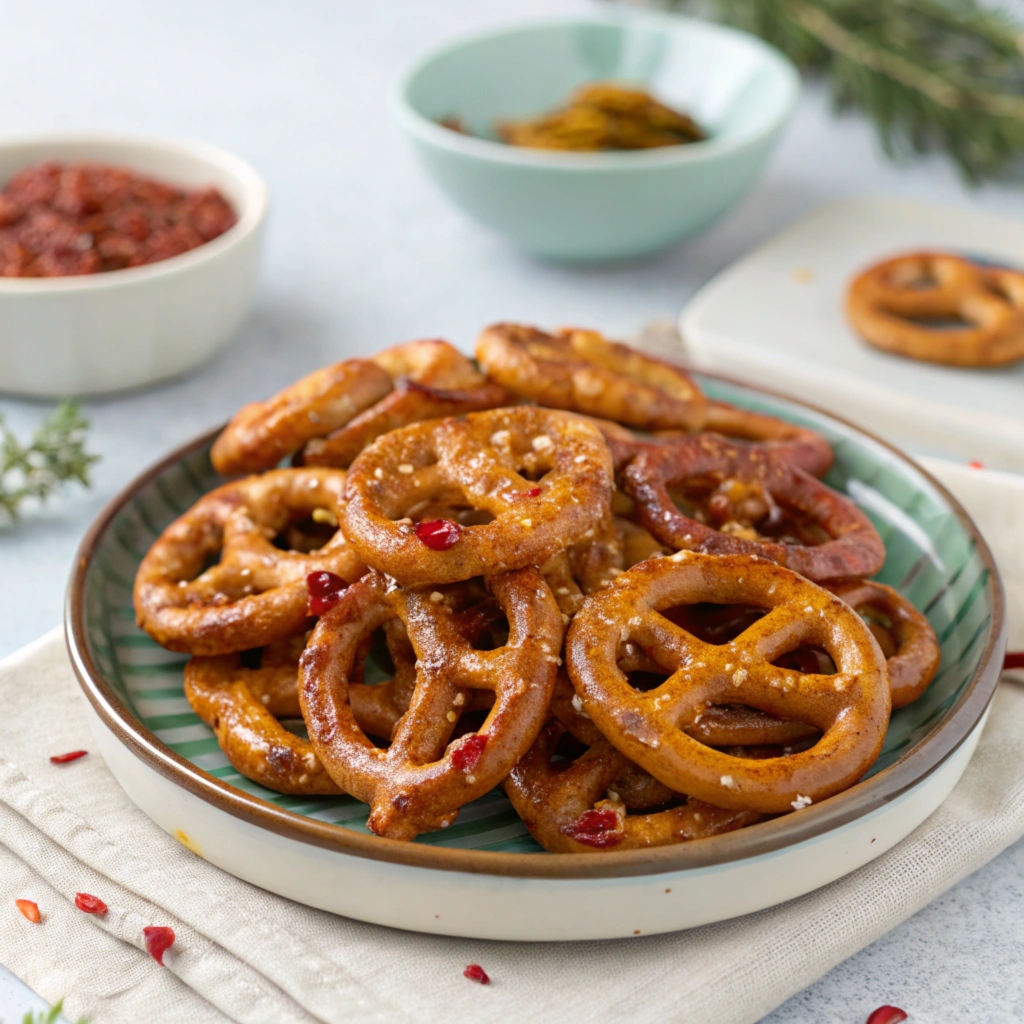 marinated pretzels