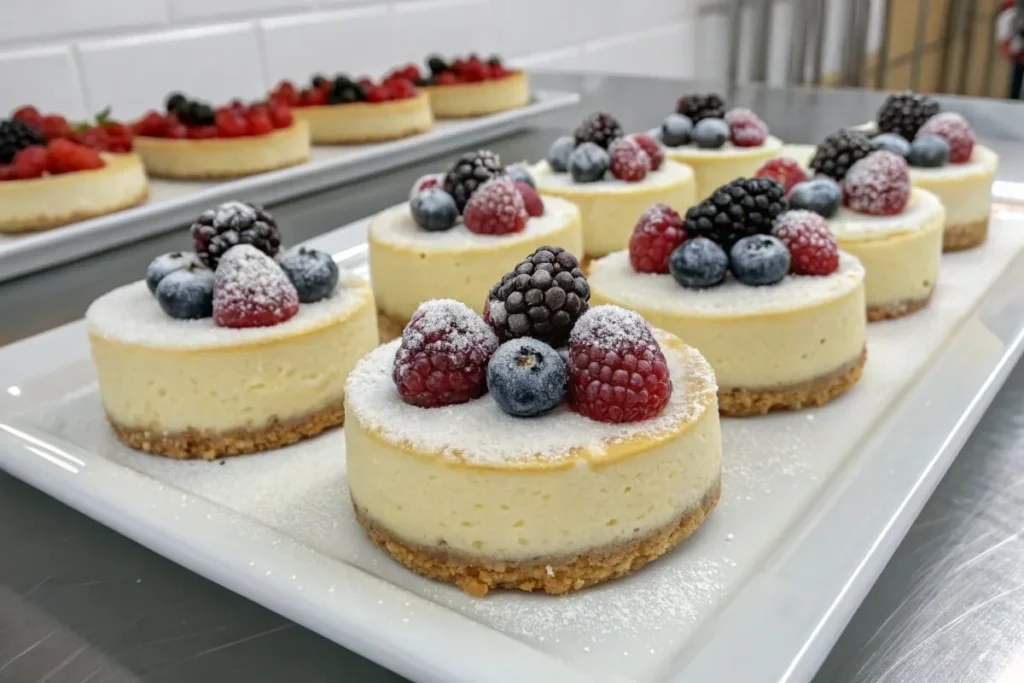 mini cheesecake