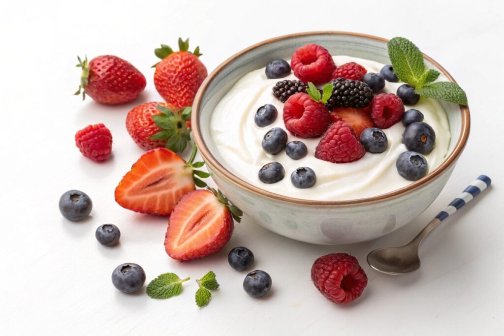 Nutritional Benefits of Greek Yogurt with Berries