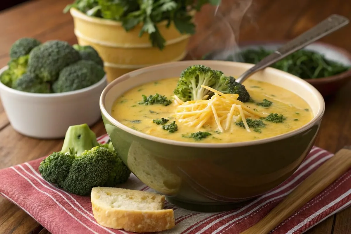 broccoli and cheddar soup