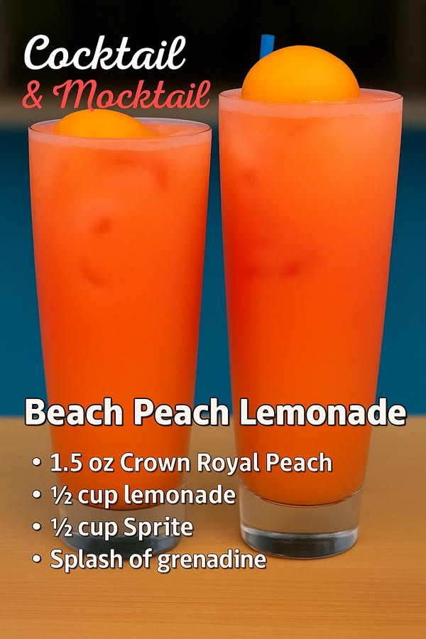 Beach Peach Lemonade