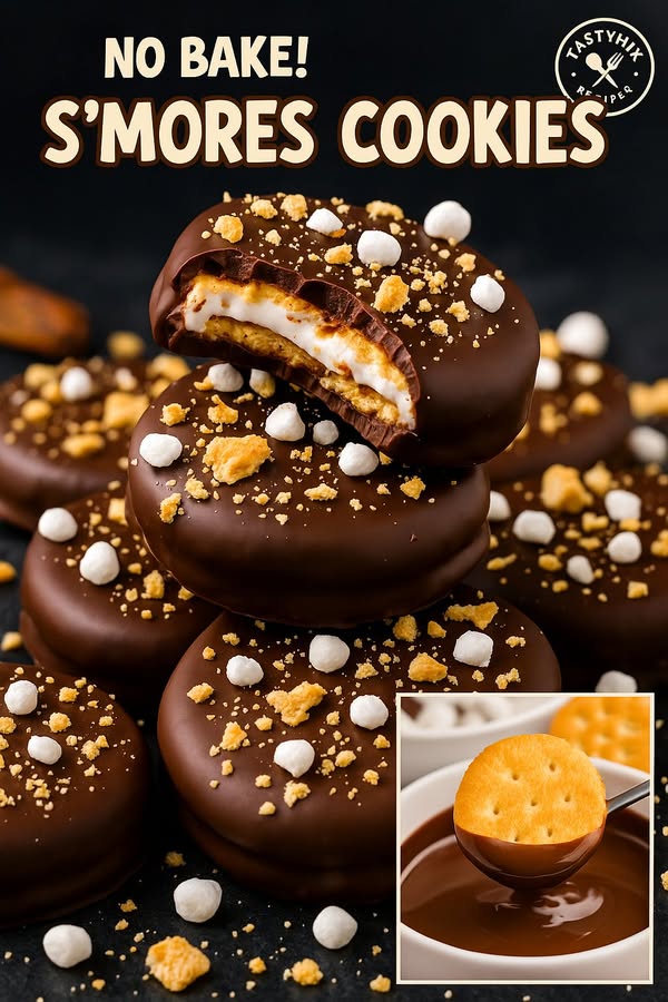 No-Bake S’mores Cookies
