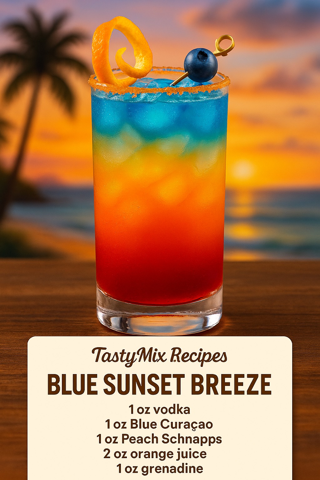 blue sunset breeze