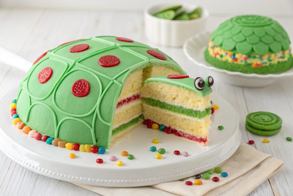 Turtle Poke Cake