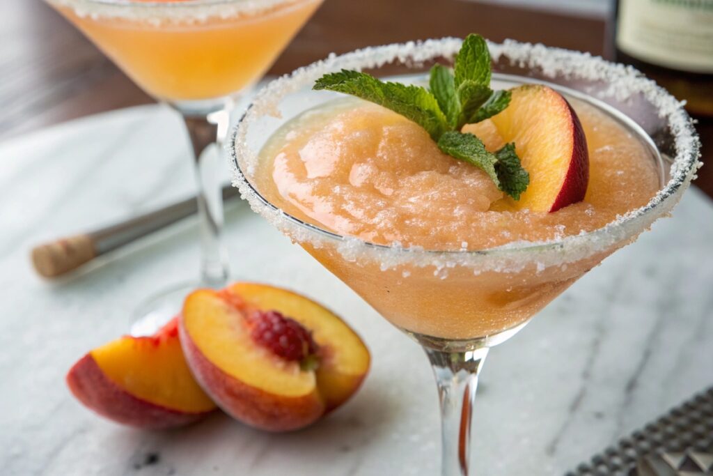 Frozen Peach Bellini