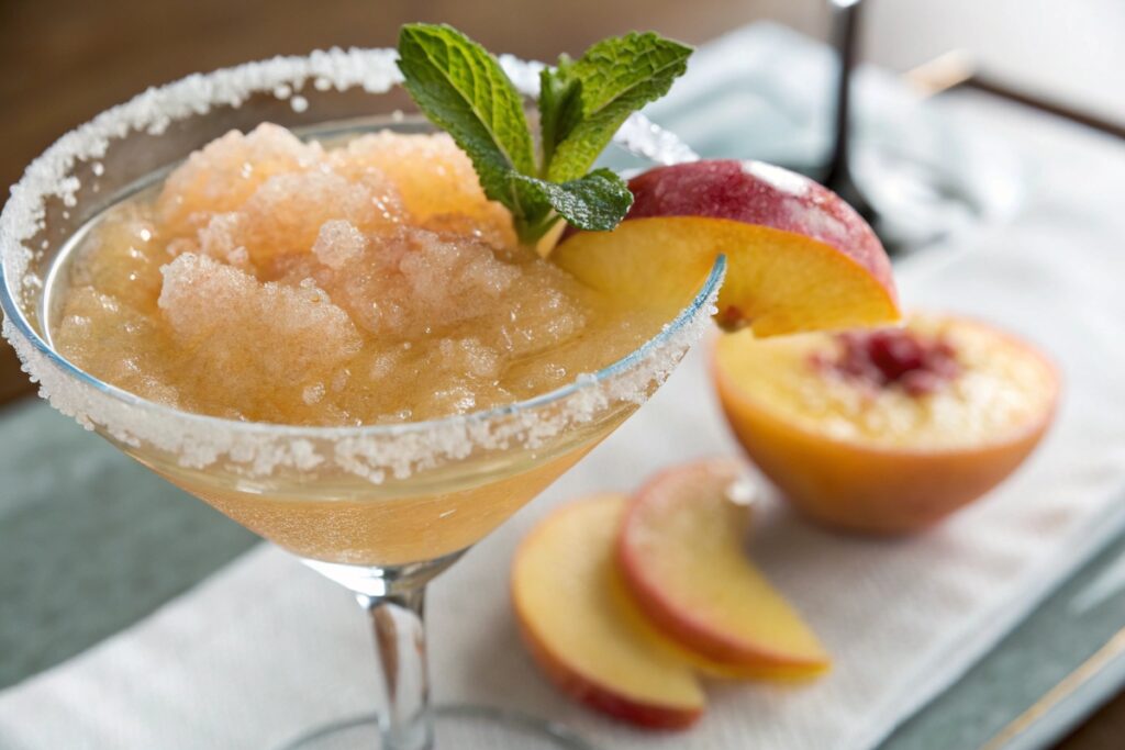 Frozen Peach Bellini