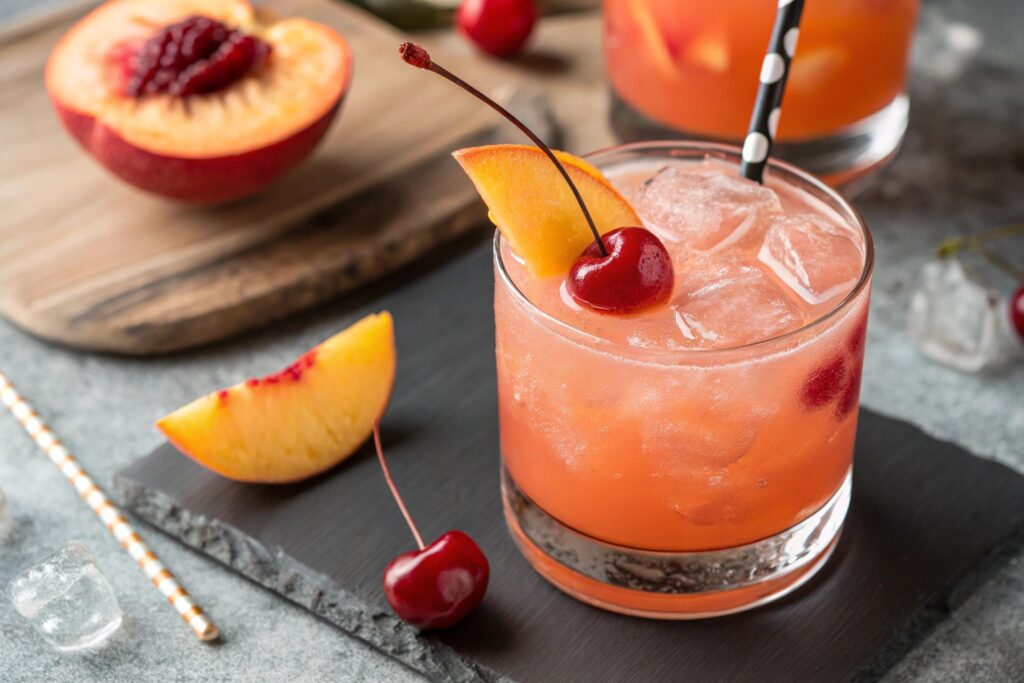 Peach Vodka Sour