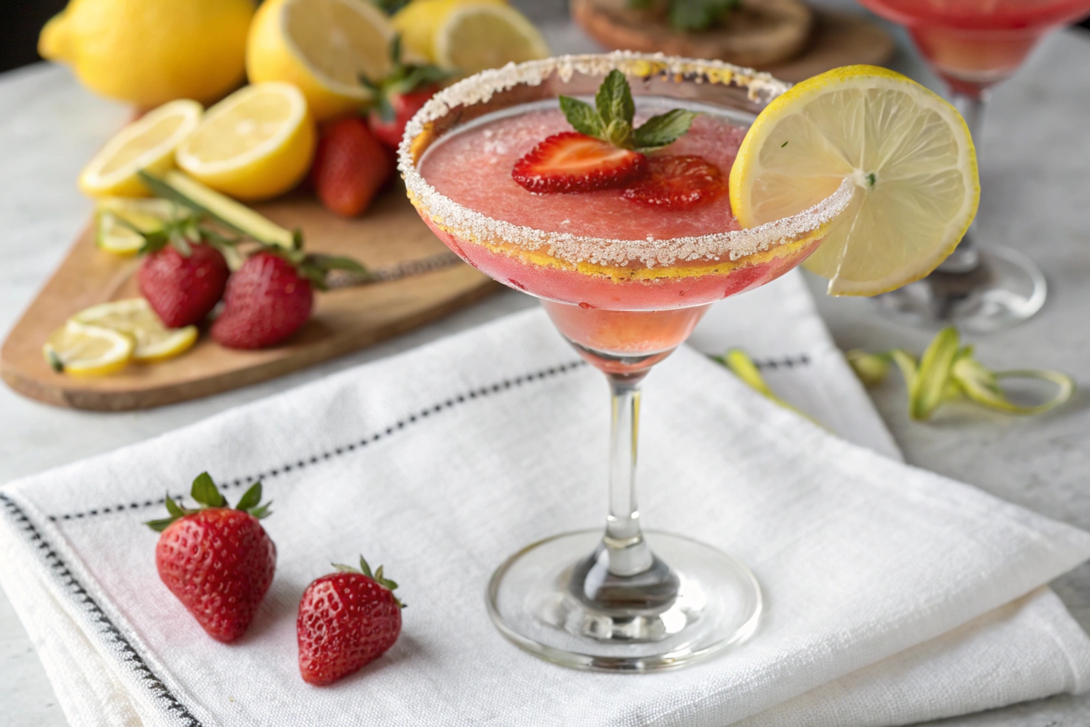 Strawberry Lemon Drop