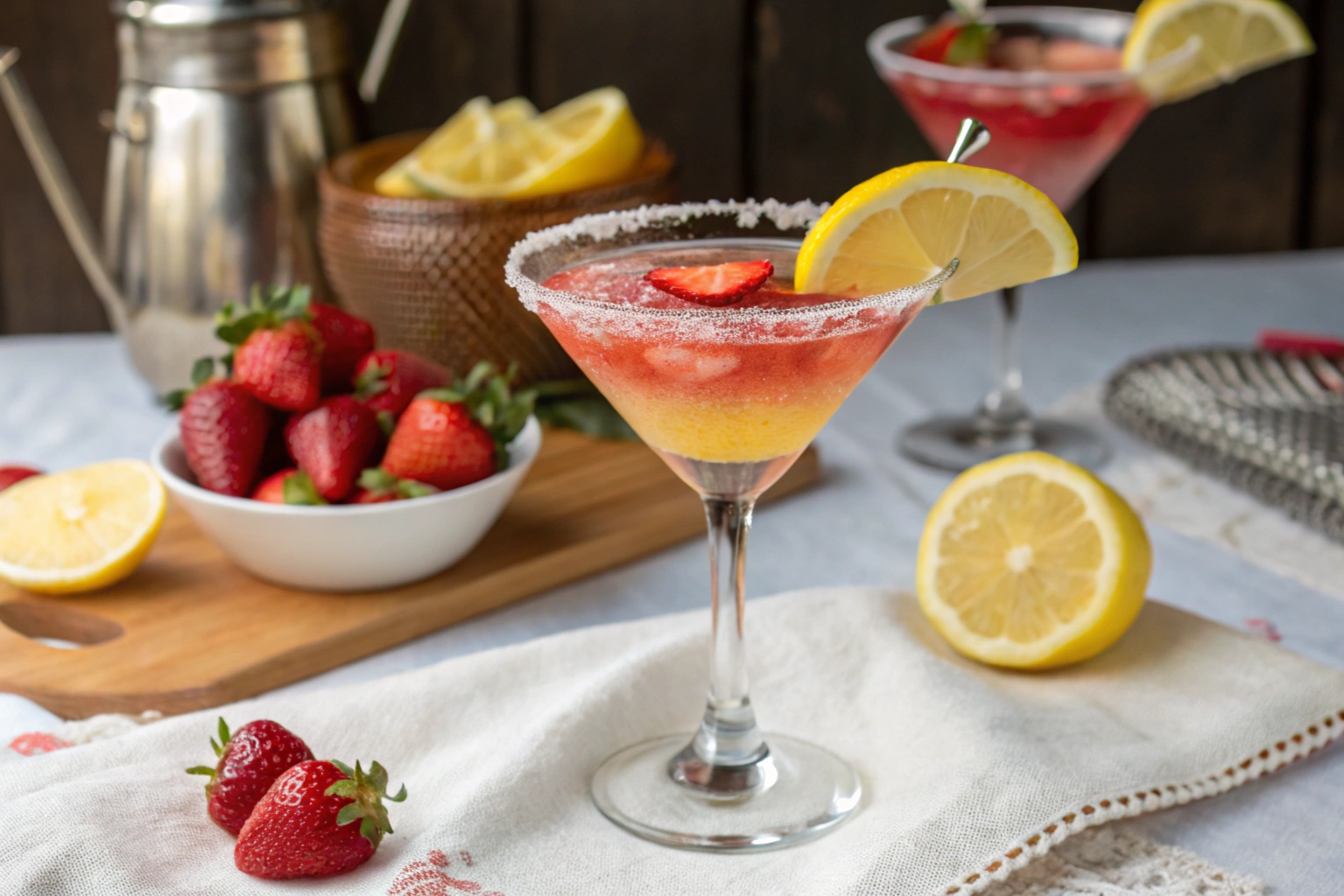 Strawberry Lemon Drop