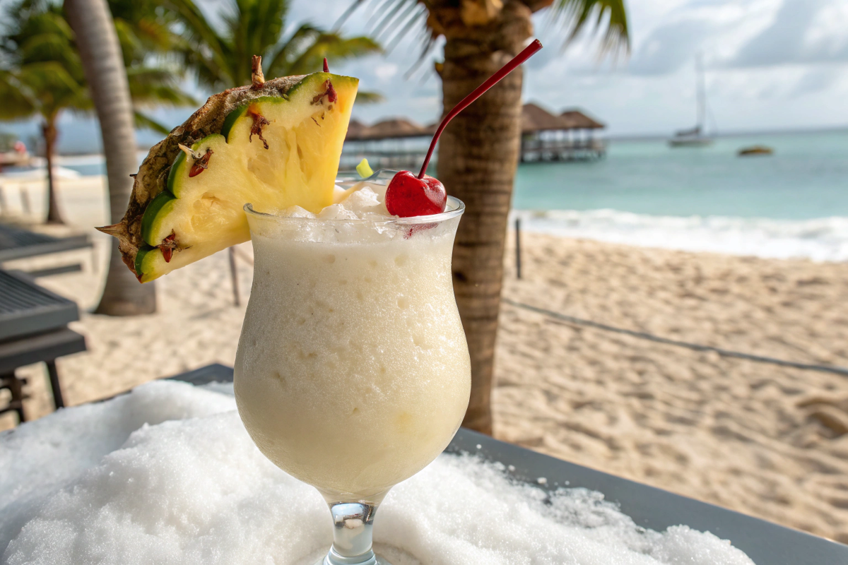 Frozen Piña Colada Cocktail