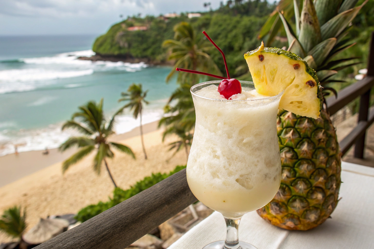 Frozen Piña Colada Cocktail