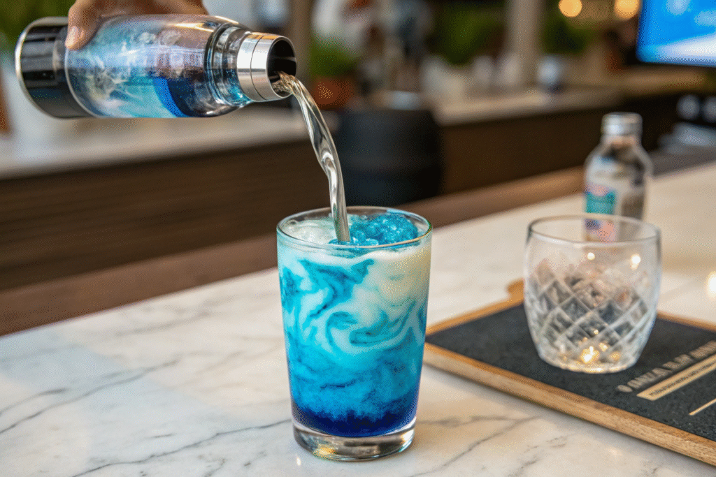 Ocean Swirl Cocktail