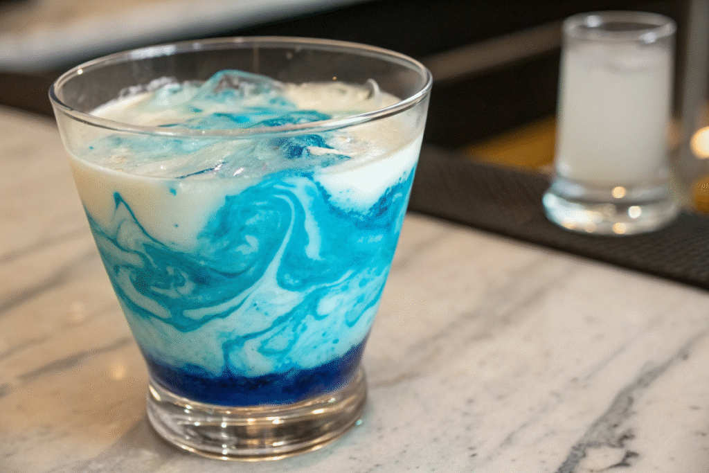 Ocean Swirl Cocktail